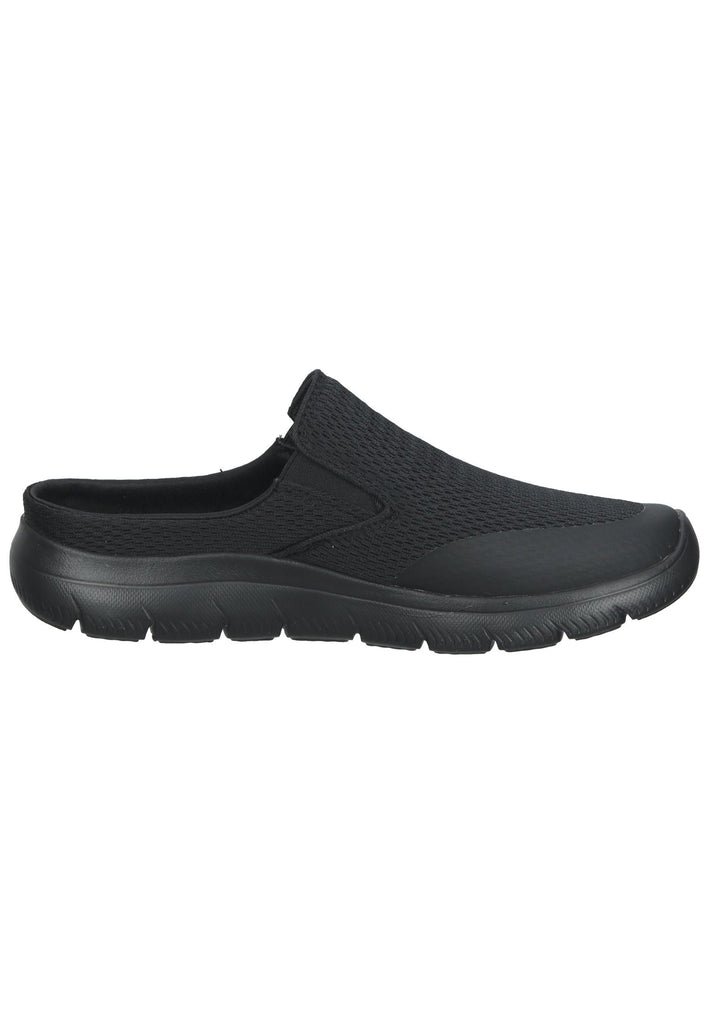 Skechers Pantoletten Textil Schwarz