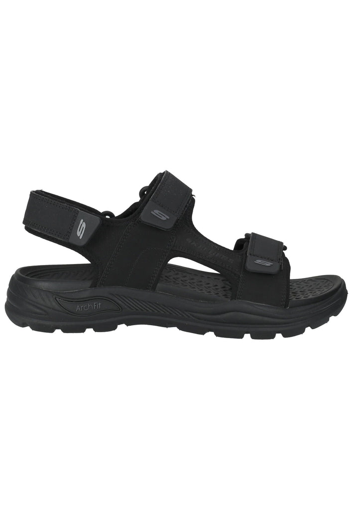 Skechers Sandalen Leder Schwarz