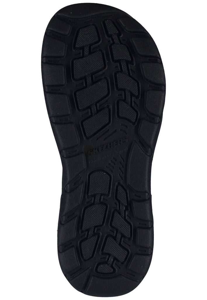 Skechers Sandalen Leder Schwarz