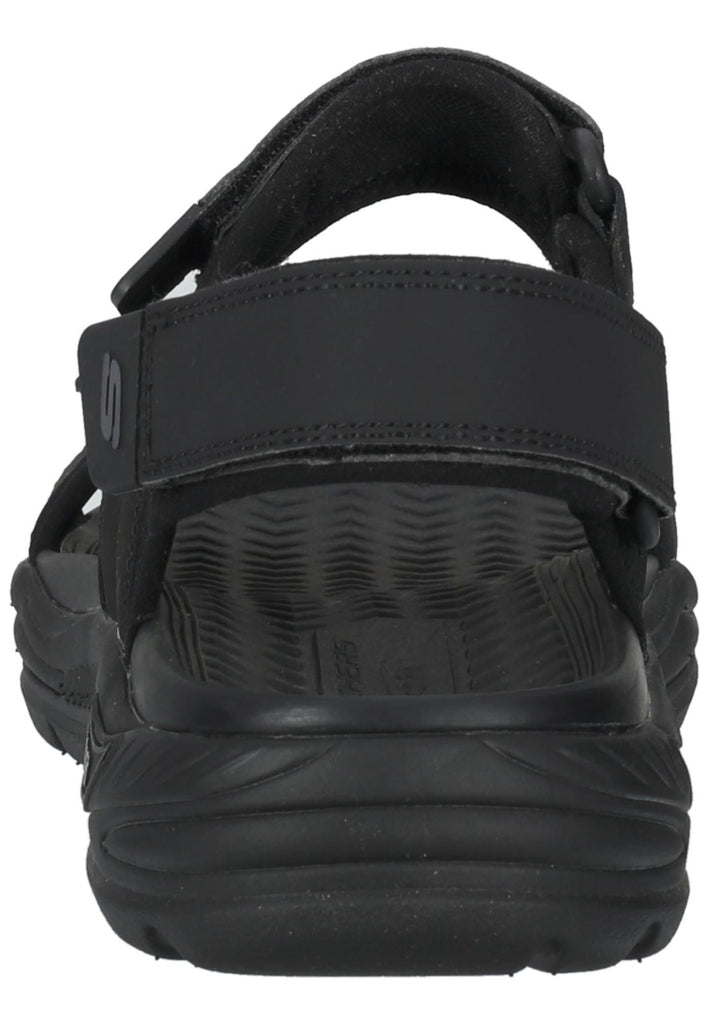 Skechers Sandalen Leder Schwarz
