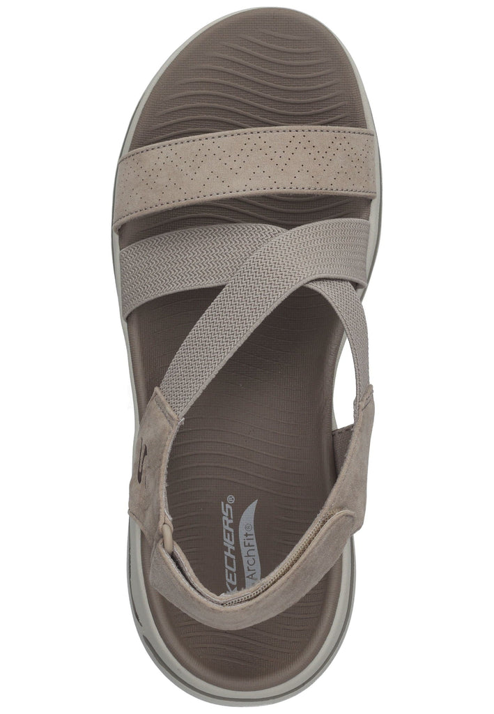 Skechers Sandalen Textil Grau