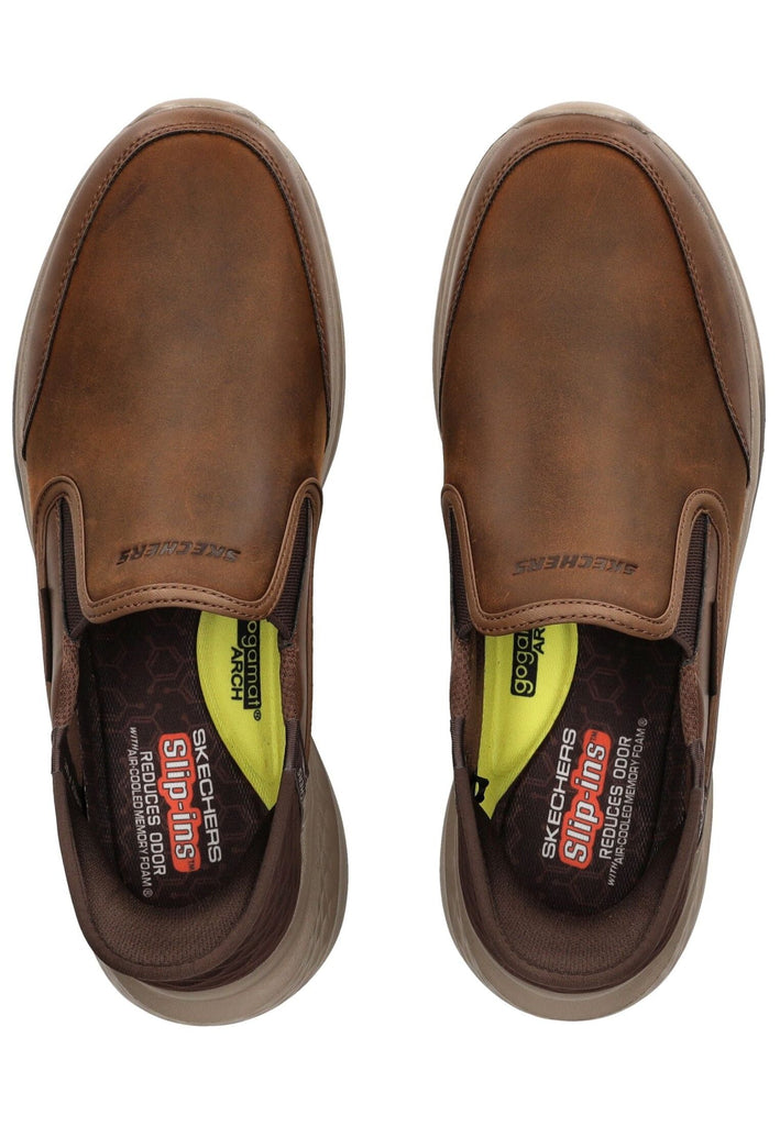 Skechers Slipper Leder Braun
