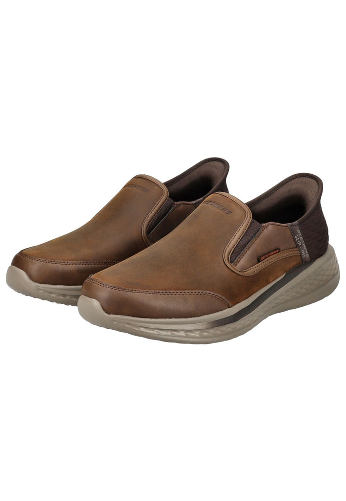 Skechers Slipper Leder Braun