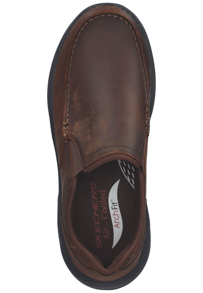 Skechers Slipper Leder Braun