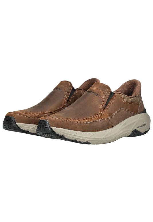 Skechers Slipper Leder Braun
