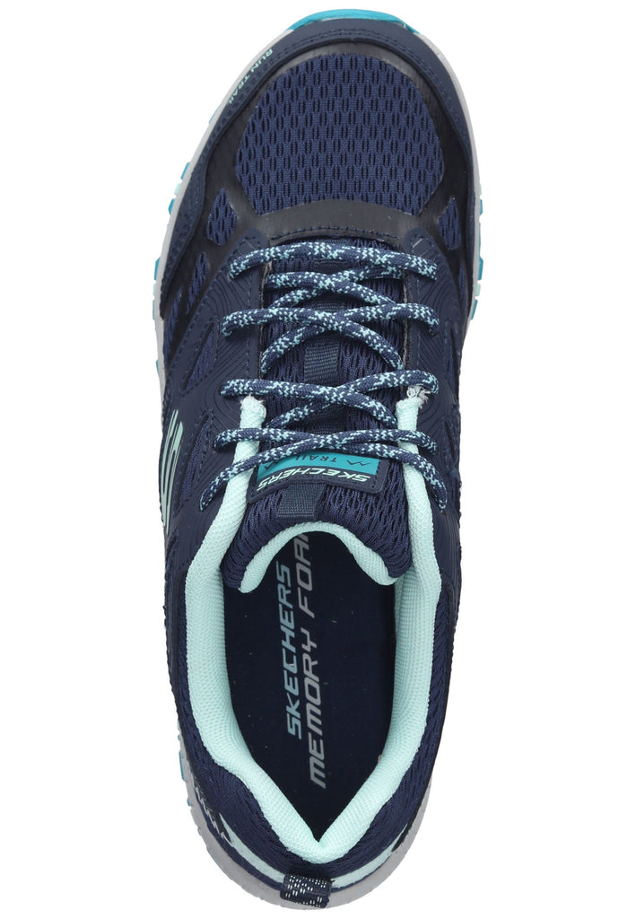 Skechers Sneaker Leder/Mesh Blau