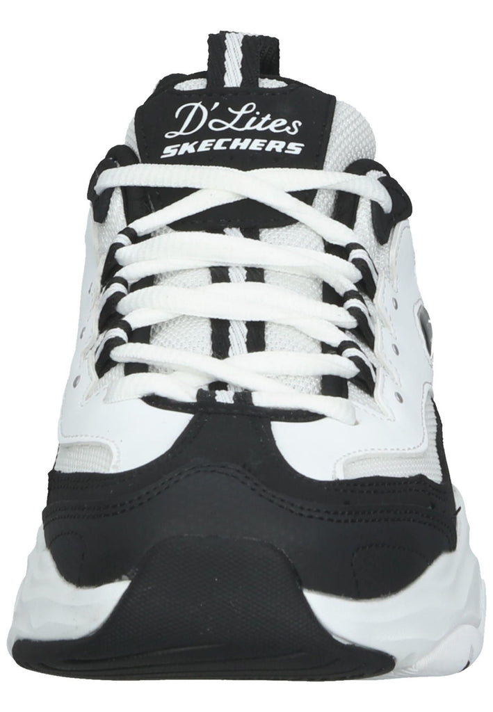 Skechers Sneaker Leder/Mesh Schwarz