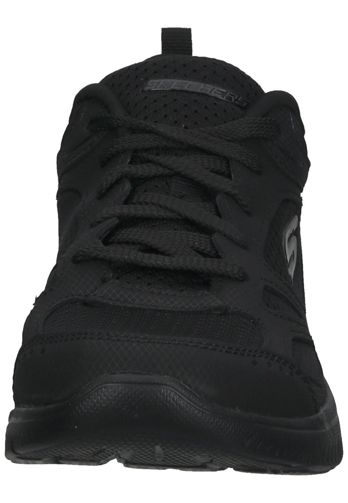Skechers Sneaker Leder/Mesh Schwarz