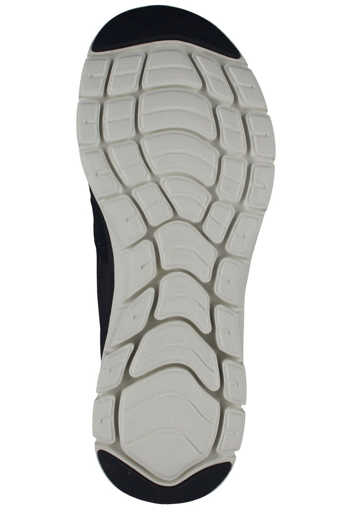 Skechers Sneaker Leder/Mesh Schwarz