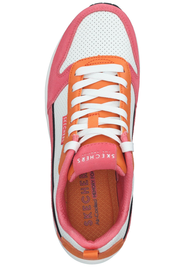 Skechers Sneaker Leder Pink/Weiß
