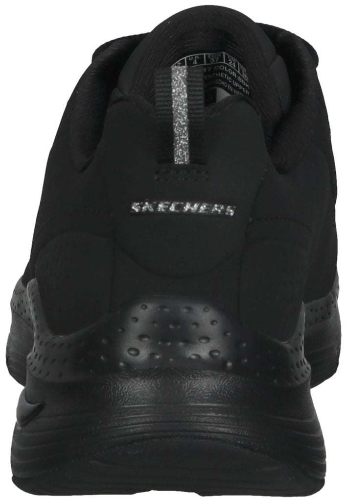 Skechers Sneaker Leder Schwarz