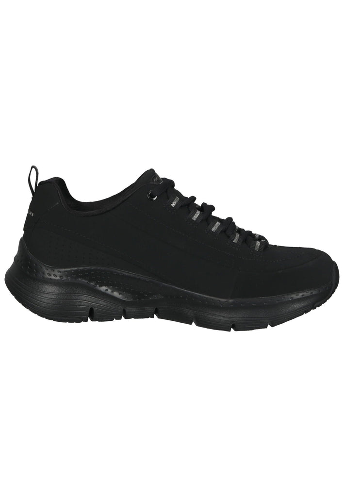 Skechers Sneaker Leder Schwarz