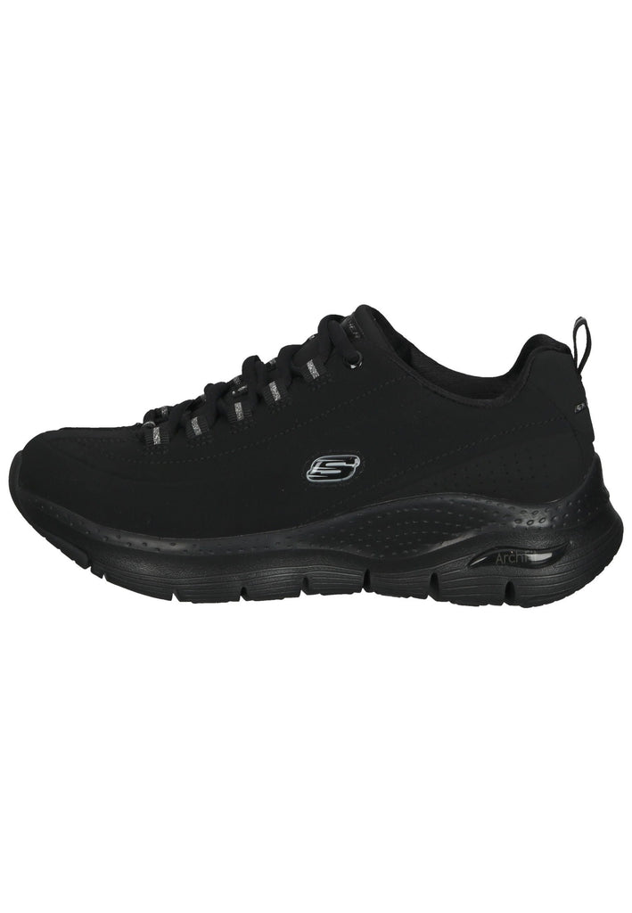 Skechers Sneaker Leder Schwarz