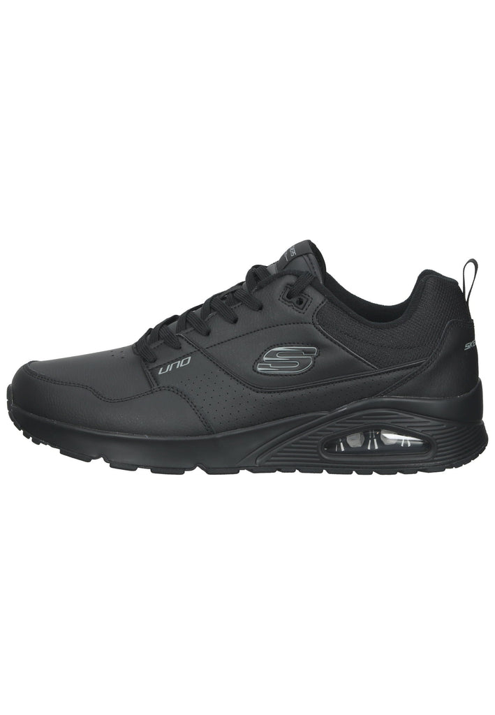 Skechers Sneaker Leder Schwarz