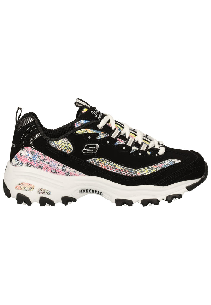 Skechers Sneaker Leder Schwarz