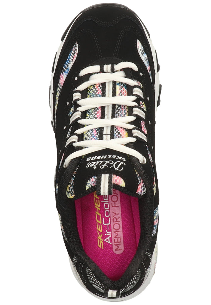 Skechers Sneaker Leder Schwarz