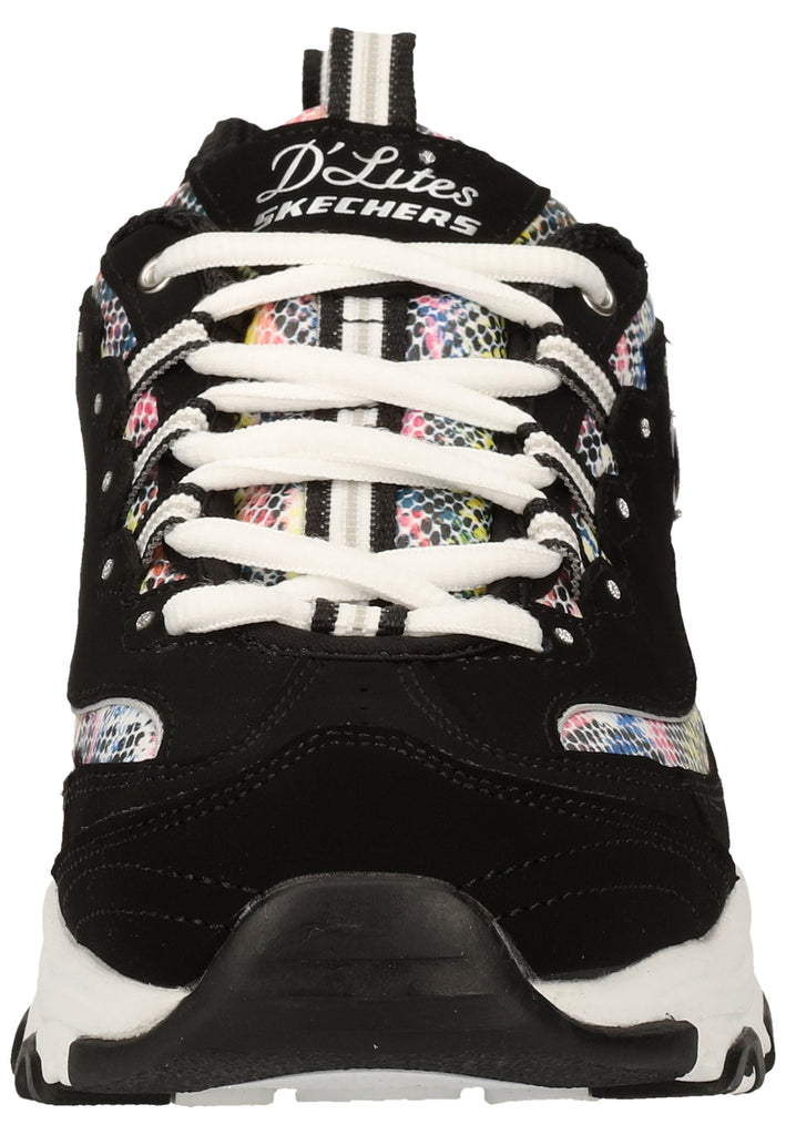 Skechers Sneaker Leder Schwarz