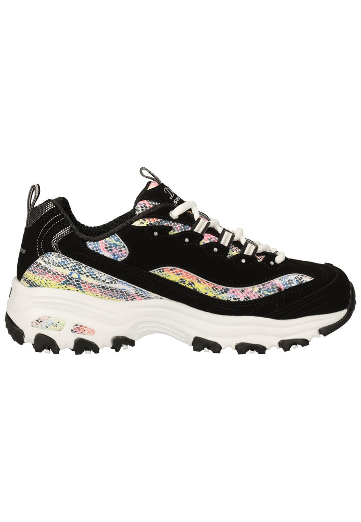 Skechers Sneaker Leder Schwarz