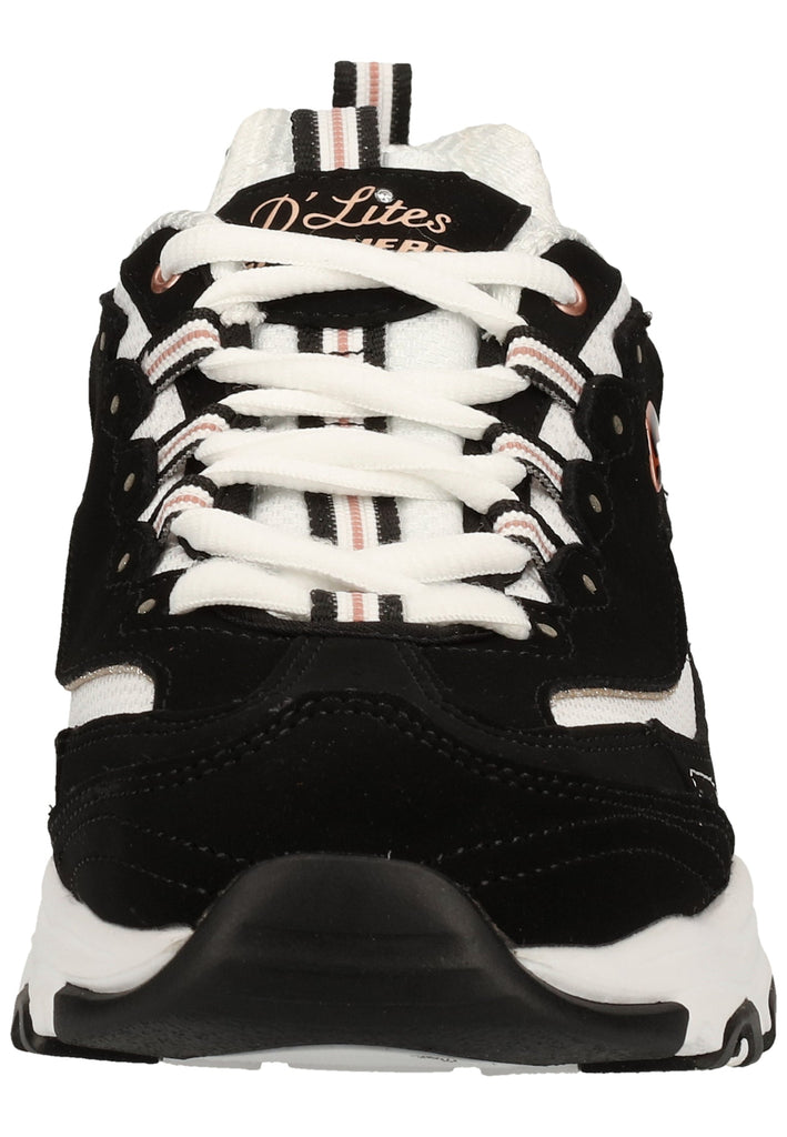 Skechers Sneaker Leder Schwarz