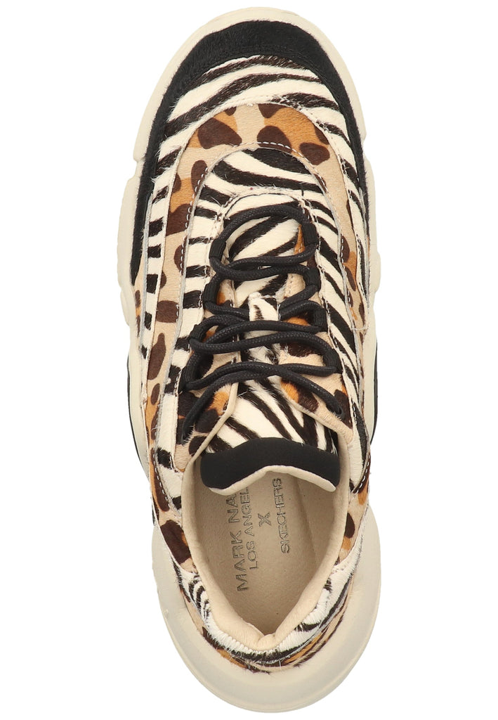 Skechers Sneaker Leder Schwarz