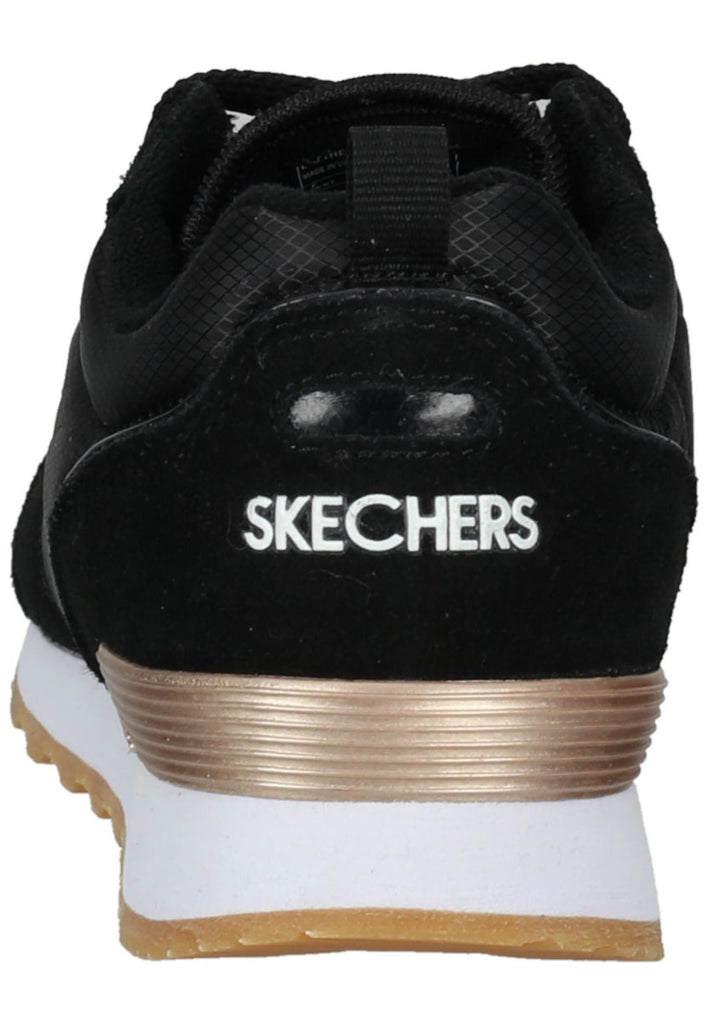 Skechers Sneaker Leder Schwarz/Gold