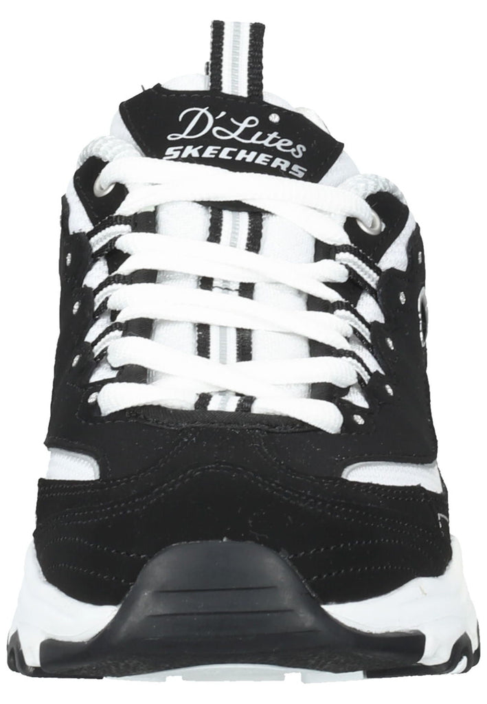 Skechers Sneaker Leder Schwarz/Weiß