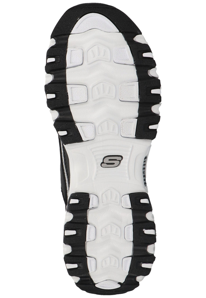 Skechers Sneaker Leder/Synthetik Schwarz