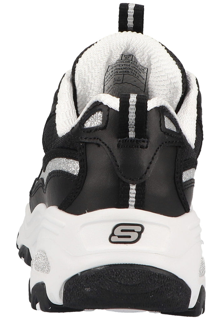 Skechers Sneaker Leder/Synthetik Schwarz