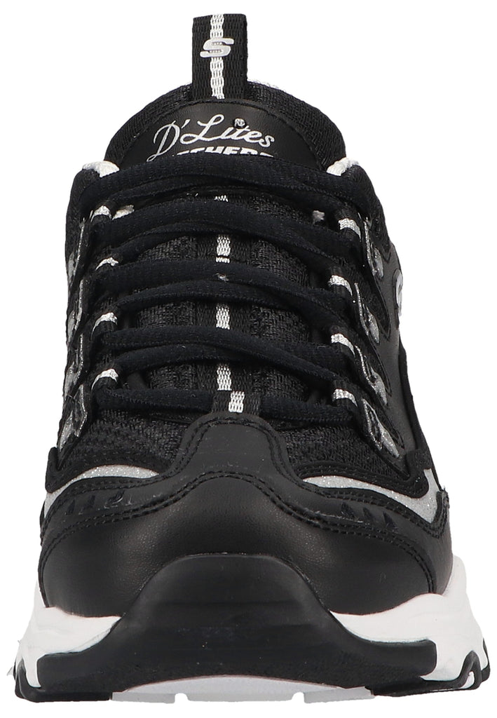 Skechers Sneaker Leder/Synthetik Schwarz