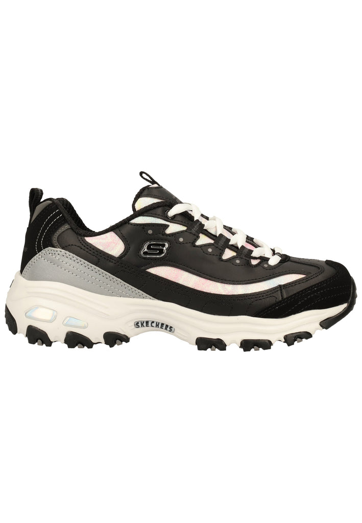 Skechers Sneaker Leder/Synthetik Schwarz