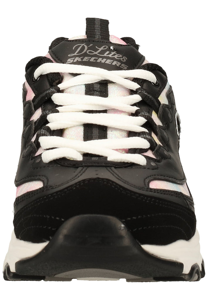 Skechers Sneaker Leder/Synthetik Schwarz