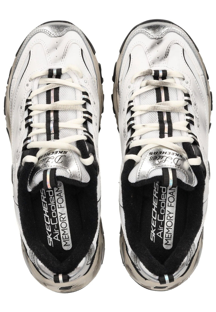 Skechers Sneaker Leder Weiß Kombi