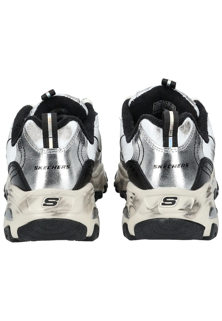 Skechers Sneaker Leder Weiß Kombi