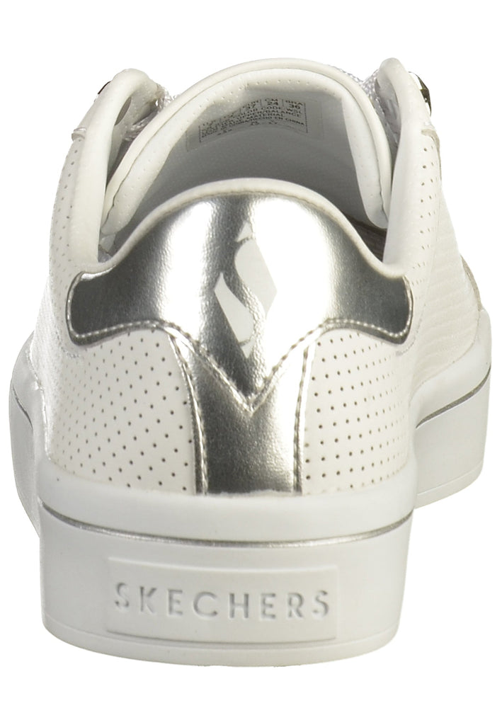 Skechers Sneaker Leder Weiß/Silber