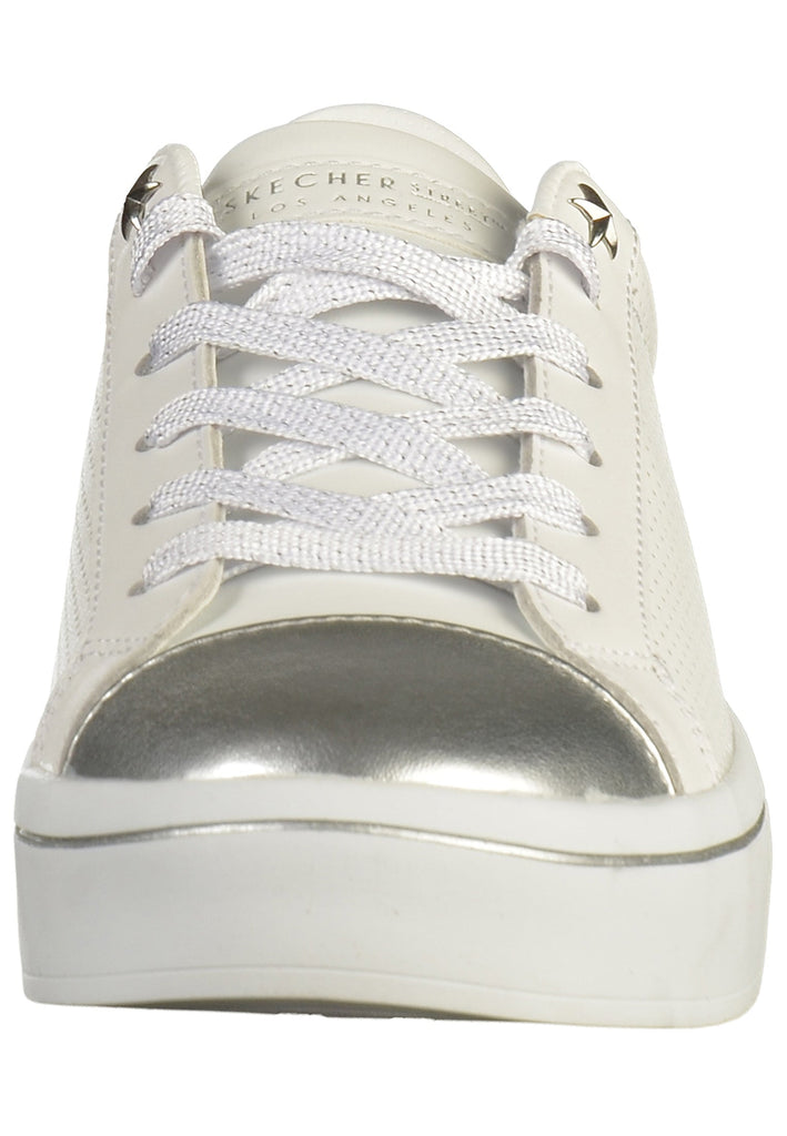 Skechers Sneaker Leder Weiß/Silber