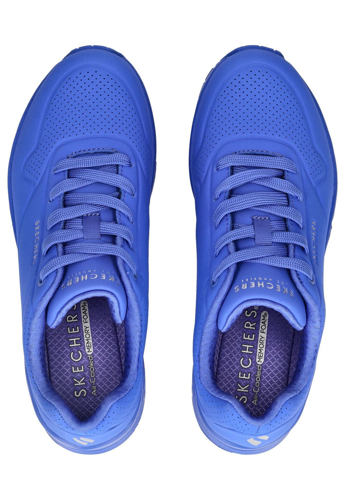 Skechers Sneaker Lederimitat Blau