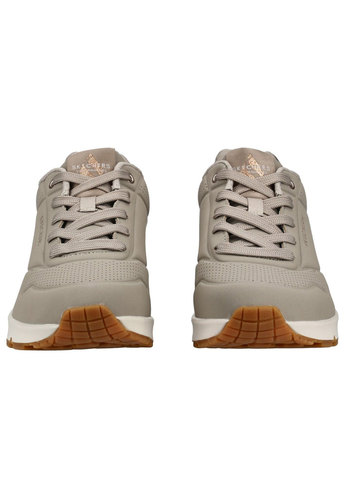 Skechers Sneaker Lederimitat Grau