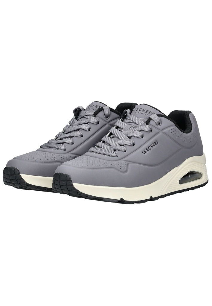 Skechers Sneaker Lederimitat Grau