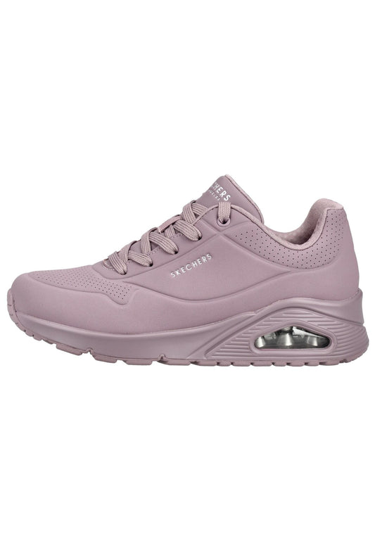 Skechers Sneaker Lederimitat Grau