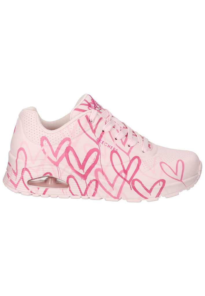 Skechers Sneaker Lederimitat Hellpink