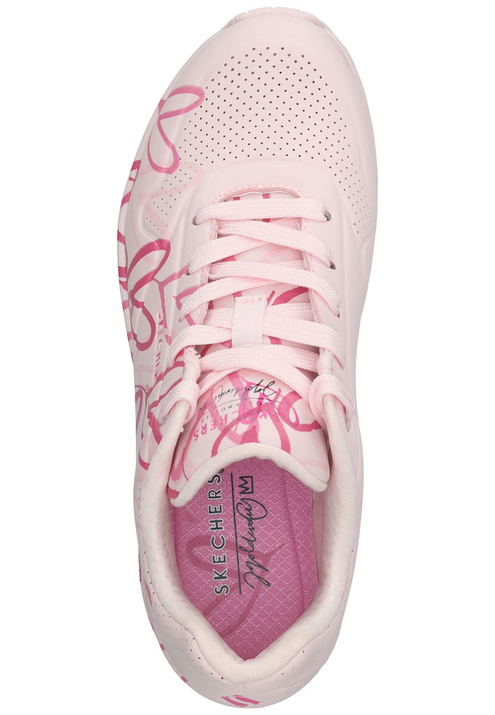 Skechers Sneaker Lederimitat Hellpink