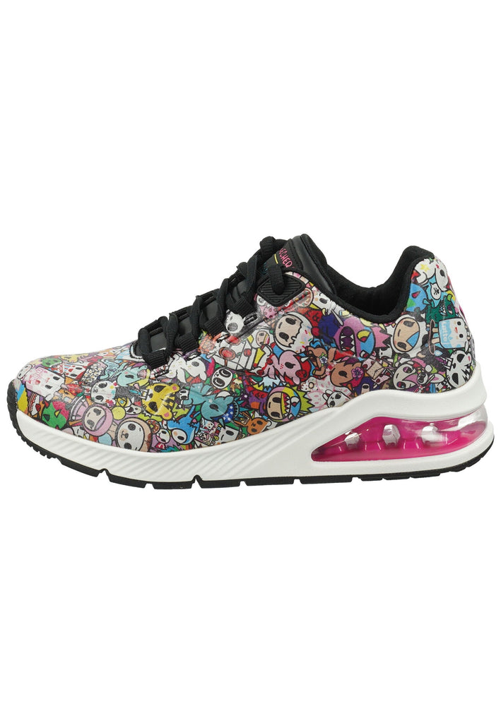 Skechers Sneaker Lederimitat Mehrfarbig