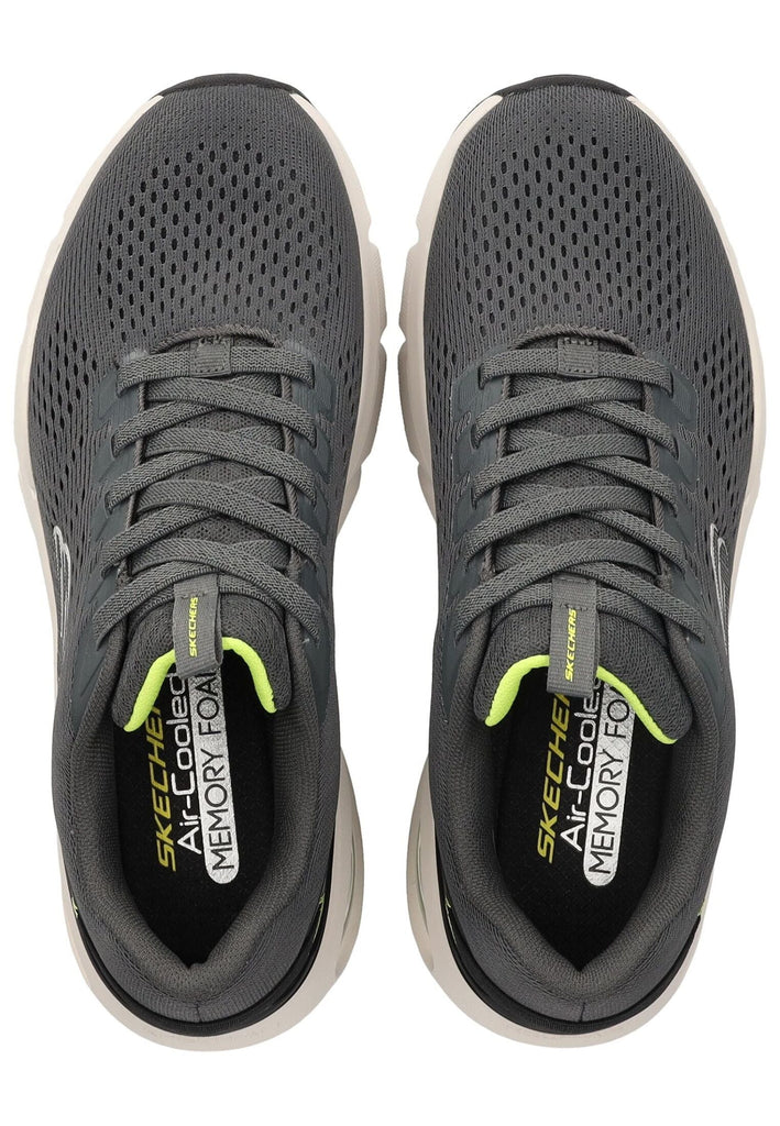 Skechers Sneaker Lederimitat/Mesh Grau