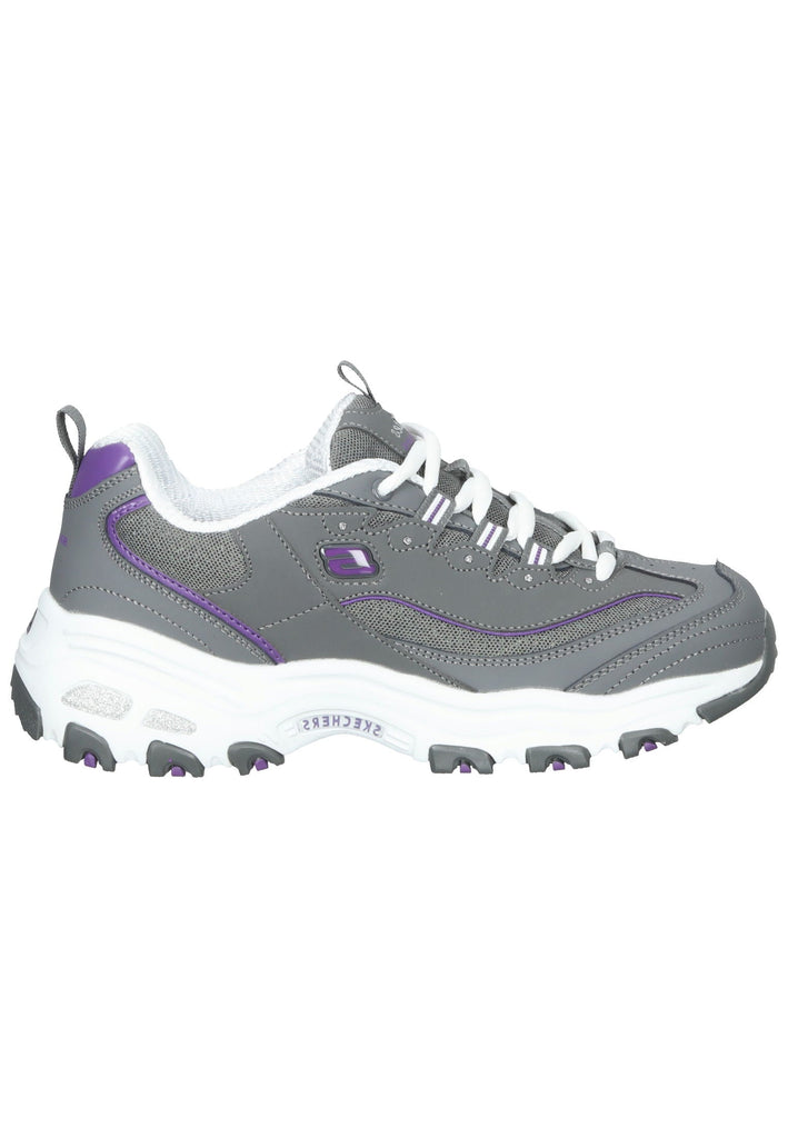 Skechers Sneaker Lederimitat/Mesh Grau