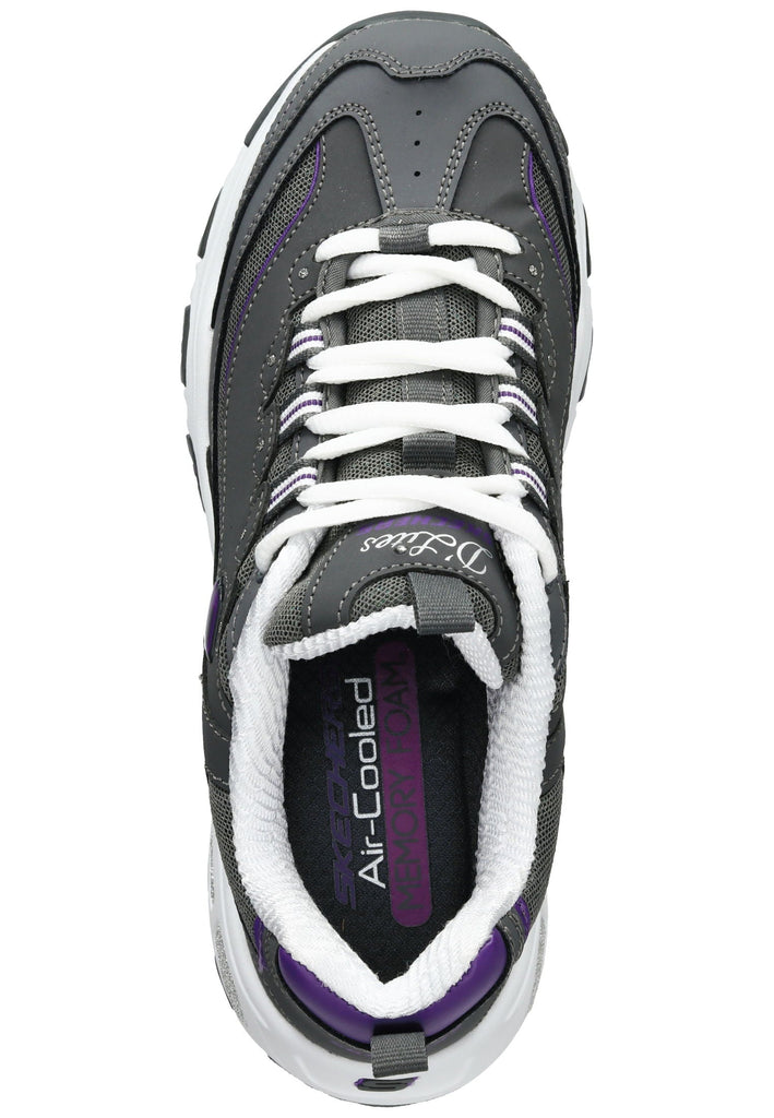 Skechers Sneaker Lederimitat/Mesh Grau