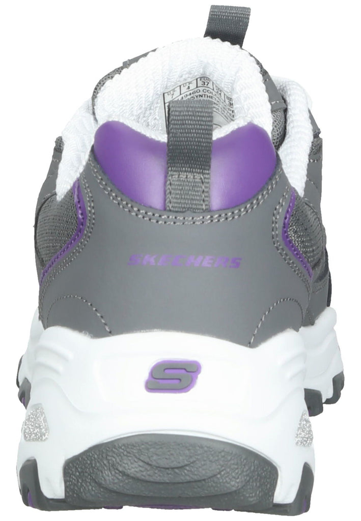 Skechers Sneaker Lederimitat/Mesh Grau