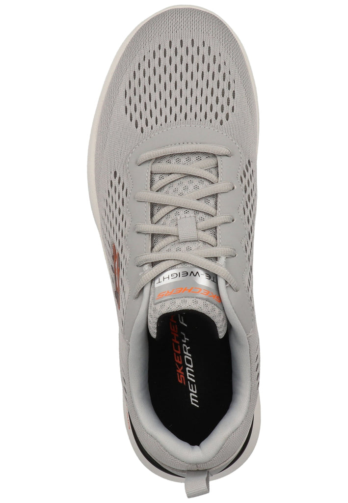 Skechers Sneaker Lederimitat/Mesh Grau