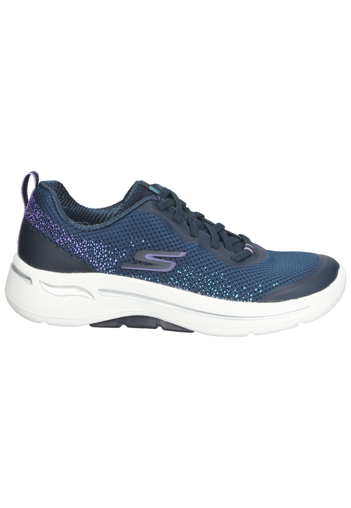 Skechers Sneaker Lederimitat/Mesh Navy/Violett