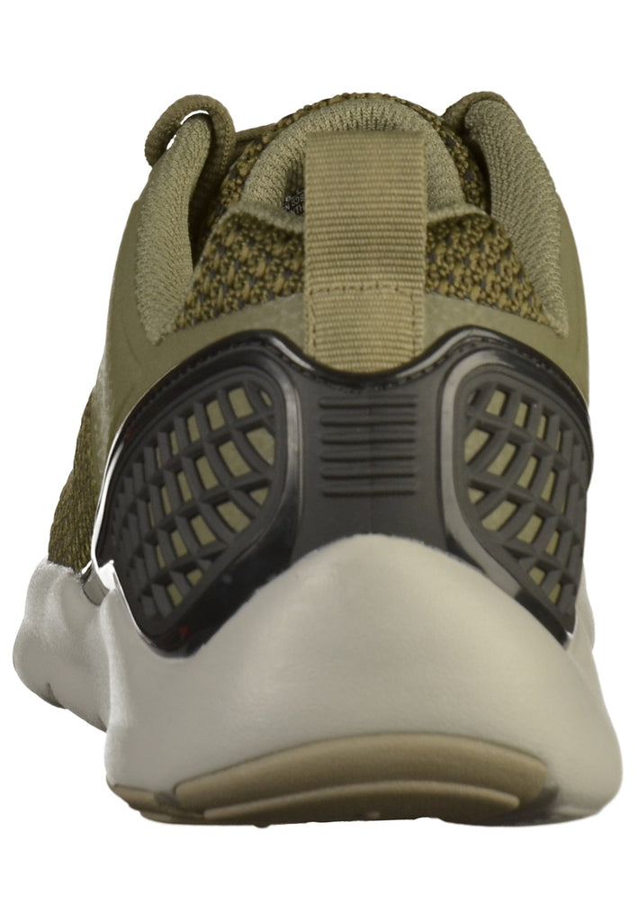 Skechers Sneaker Lederimitat/Mesh Olive/Schwarz