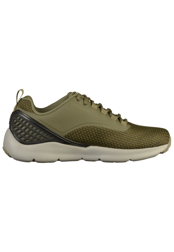 Skechers Sneaker Lederimitat/Mesh Olive/Schwarz
